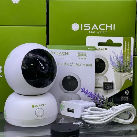 Camera IoT Wifi 360 độ ISACHI SC-D1 2MP 1080P, cảm biến chuyển động, đàm thoại 2 chiều