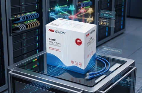 Cáp Mạng HIKVISION DS-1LN5EUEC0 Cat.5E - Truyền Tải Ổn Định, Độ Bền Cao