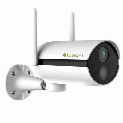 Camera IoT Wifi thông minh ISACHI SC-B1 2MP 1080P, xoay trái phải, đàm thoại 2 chiều, hồng ngoại 10m