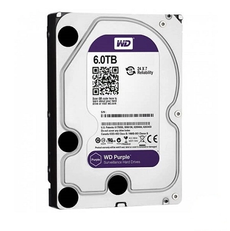 Ổ Cứng HDD 1T 2T 3T 4T 6T 8T WD PURPLE Surveilance Sata Chuyên Camera Chính Hãng.