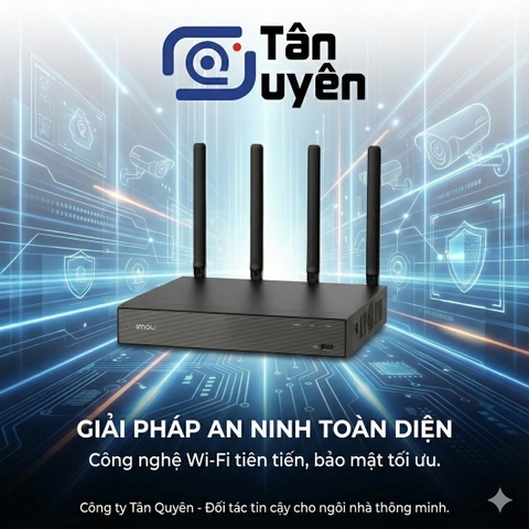 [Chính hãng] Đầu Ghi Hình Wifi Imou  NVR-N110W-8A0E / NVR-N118W-8A0E - Chuẩn Nén H.265, 2 Ăng-ten Phủ Sóng Rộng