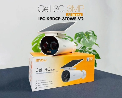 Camera IP Wifi Dùng Pin Năng Lượng Mặt Trời Imou IPC-K9DCP-3T0WE-V2 ( Cell 3C All-in-one ) 2K