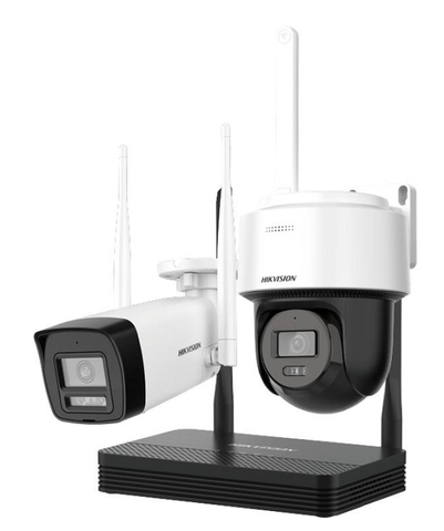 Bộ Kit camera IP DS-J142I/NKS422W03H Wifi 2.0 Megapixel HIKVISION, kết nối Wi-Fi 6, hồng ngoại IR30 mét