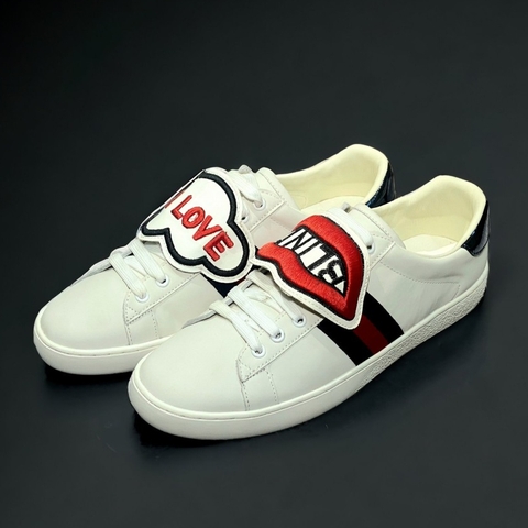 Giày Thể Thao Gu.cci For Love Bản Cao Cấp,Giày Gc For Love, Giày Thể Thao GC Môi ACE hàng cao cấp Full  BOX