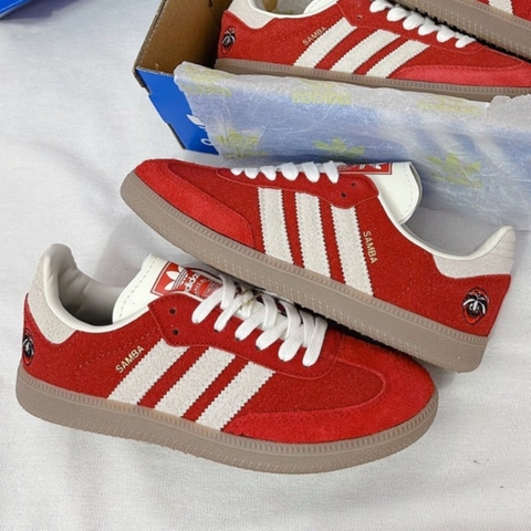 [AIO sneaker] Giày Sa,mba OG Talchum Pack Scarlet nam nữ Đỏ sọc Trắng RP màu hot fullbox mới về