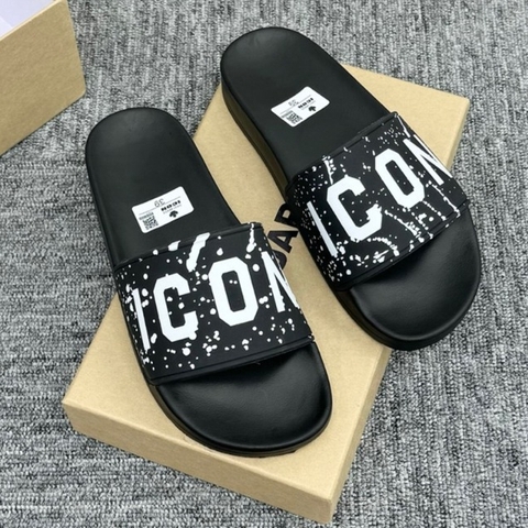 Dép Lê ICON vảy sơn quai ngang ,Dép nam nữ icon vẩy sơn mới nhất đế cao su chống thấm nước mẫu dép hottrend 2024