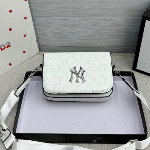Túi Đeo Chéo MLB Logo NY Chất Liệu Da Simili Cao Cấp Chống Nước,Túi Đeo Chéo Mini Nam Nữ Đang Hót Hiện Nay