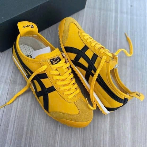 Giày Thể Thao Tiger Vàng sọc Đen Cao cấp full box miễn phí ship Giày onitsuka tiger vàng
