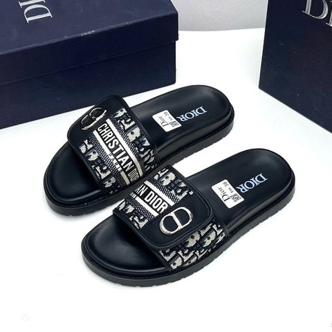 Dép lê quai ngang nam nữ cao cấp LV Dio dán sành điệu, cao cấp, đi chơi, đi du lịch HOTTREND 2025