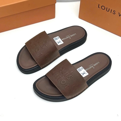 Dép Nam Nữ Quai Ngang LV, mẫu mới in VL họa tiết đẹp.Đù size tu 37-43