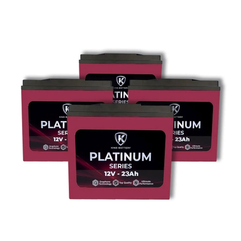 Combo 4 bình ắc quy King Battery 12V-20Ah