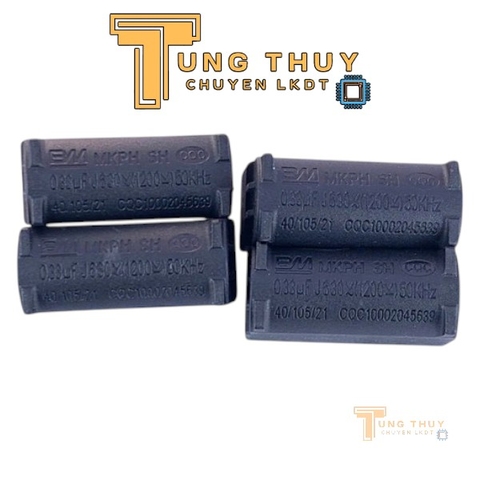 Tụ Bếp Từ 0,27uF 1200v Tụ 0,3uF1200v và 0,33uF 1200v Chính Hãng BM Màu Đen