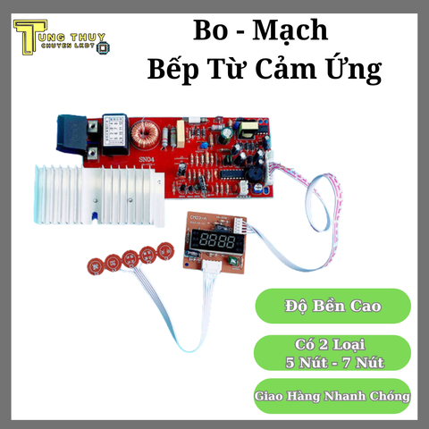 Bo Mạch Bếp Từ Cảm Ứng Đa Năng – Dễ Thay – Tương Thích Nhiều Dòng Bếp