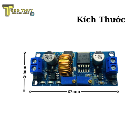 Mạch Giảm Áp 5A Có Chỉnh Dòng DC - DC XL4015 - Mạch Hạ Áp , Công Suất 75W