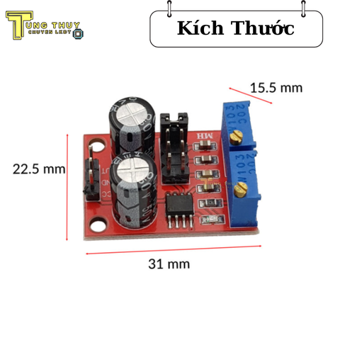 Mạch Tạo Xung NE555 Điều Chỉnh Từ 5V - 15VDC