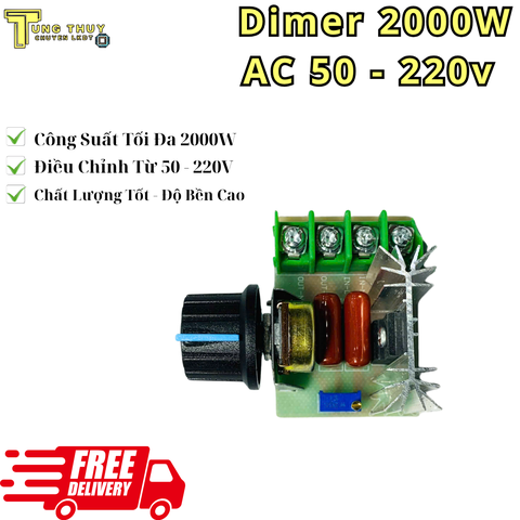 Bộ Điều Chỉnh Điện Áp AC 2000W, Dễ Lắp Đặt , Độ Bền Cao