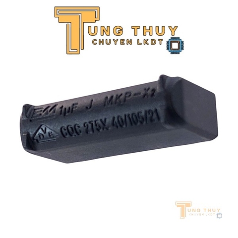 Tụ Bếp Từ 1uF 275VAC Đứng ,Hãng BM Màu Đen
