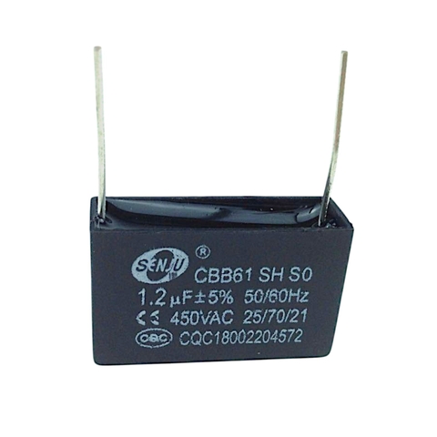 Tụ Quạt Chân Kim 450V 1uF-5uF – Linh Kiện Thay Thế Quạt Điện, Dễ Lắp, Chạy Ổn Định