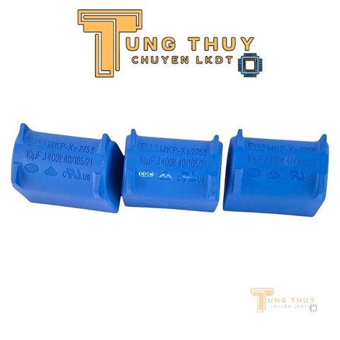 Tụ Bếp Từ 10uF 275VAC 400VDC Chính Hãng BM Tụ Đứng và Nằm  Màu Xanh và Màu Đen