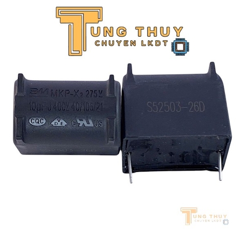 Tụ Bếp Từ 10uF 275VAC 400VDC Chính Hãng BM Tụ Đứng và Nằm  Màu Xanh và Màu Đen