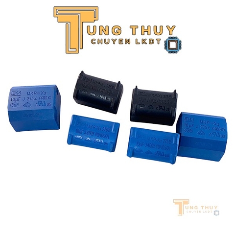 Tụ Bếp Từ 10uF 275VAC 400VDC Chính Hãng BM Tụ Đứng và Nằm  Màu Xanh và Màu Đen