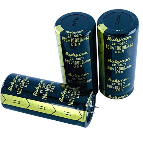 Tụ Hoá, Tụ Lọc Nguồn Amly 10000uF 100v Kích Thước 30mm x 70mm Loại Tốt