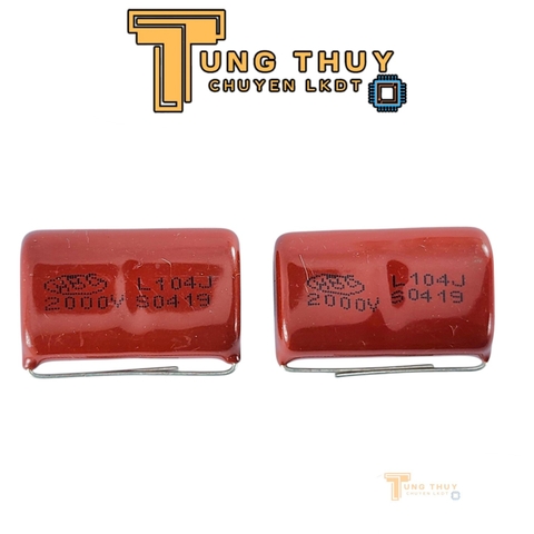 10 Con Tụ Đỏ , Tụ Kẹo CBB22 104J 400V, 630V và 2000V  Hàng Chất Lượng Không Phân Cực