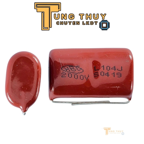 10 Con Tụ Đỏ , Tụ Kẹo CBB22 104J 400V, 630V và 2000V  Hàng Chất Lượng Không Phân Cực