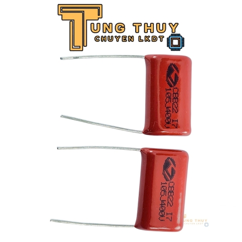 10 Con Tụ Đỏ , Tụ Kẹo CBB22 105J 400V, 630V và 2000V  ( 1 uF ) Hàng Chất Lượng Không Phân Cực