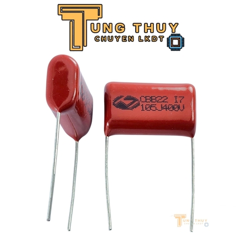 10 Con Tụ Đỏ , Tụ Kẹo CBB22 105J 400V, 630V và 2000V  ( 1 uF ) Hàng Chất Lượng Không Phân Cực