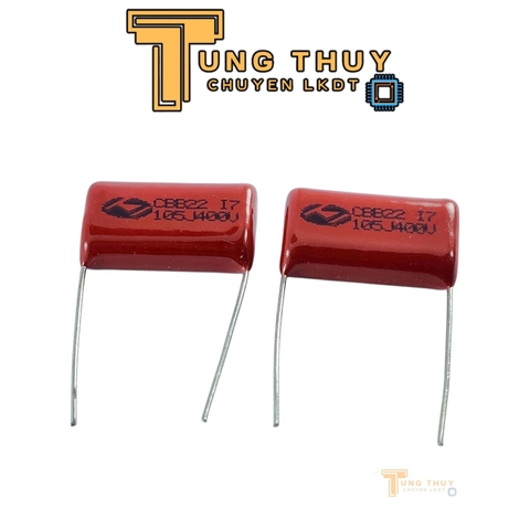 10 Con Tụ Đỏ , Tụ Kẹo CBB22 105J 400V, 630V và 2000V  ( 1 uF ) Hàng Chất Lượng Không Phân Cực