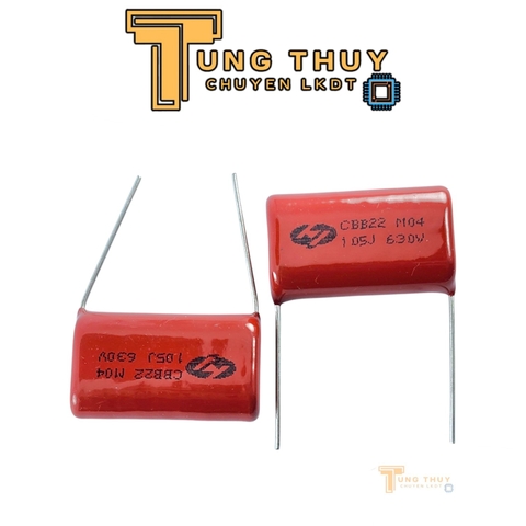 10 Con Tụ Đỏ , Tụ Kẹo CBB22 105J 400V, 630V và 2000V  ( 1 uF ) Hàng Chất Lượng Không Phân Cực