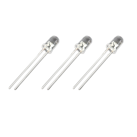 Gói 50 Con Led Đục, Siêu Sáng Phi 5 và Phi 3 , 3mm và 5mm Màu đỏ, Xanh Lá, Xanh Dương, Vàng, Trắng