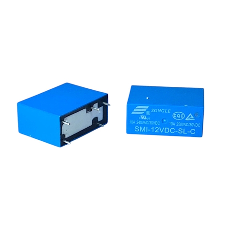 Relay, Rơ Le SMI-12VDC Chính Hãng SongLe 5A 10A và 16A , 4 Chân 5 Chân 6 Chân và 8 Chân