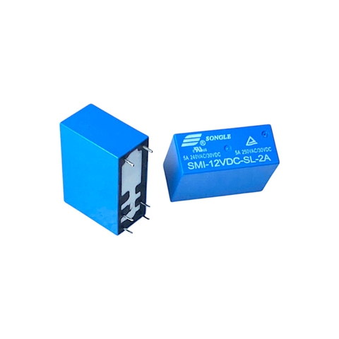 Relay, Rơ Le SMI-12VDC Chính Hãng SongLe 5A 10A và 16A , 4 Chân 5 Chân 6 Chân và 8 Chân