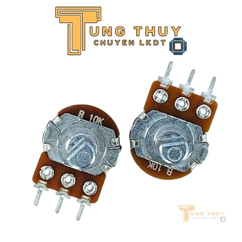 Chiết Áp Đơn Kép Cán Vát Dài 15mm 10k 50k Hàng Đài Loan Chất Lượng Cao