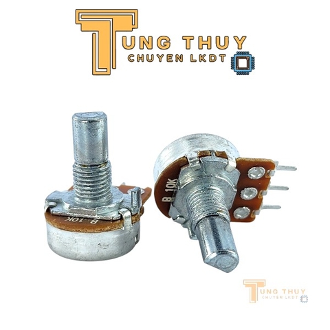 Chiết Áp Đơn Kép Cán Vát Dài 15mm 10k 50k Hàng Đài Loan Chất Lượng Cao