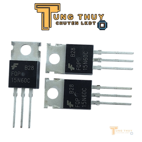 Mosfet 15N60 TO-220F 15A 600V Kênh N (FQPF 15N60C FQPF15N60C)