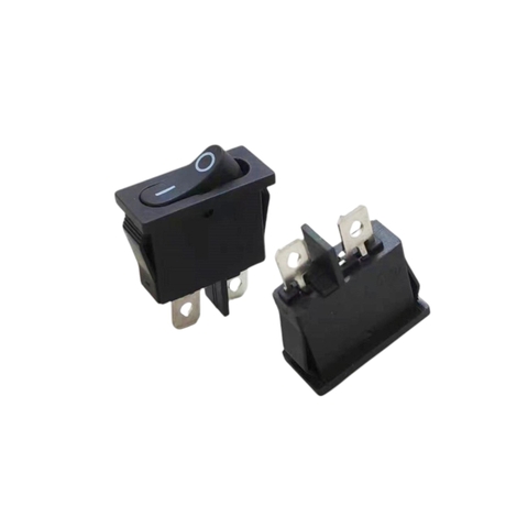 Combo 10 Cái Công Tắc Bập Bênh KCD1 Màu Đen 2 Chân Dẹt 6A 250V Loại Tốt