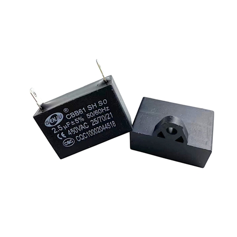 Tụ Quạt Dàn Nóng Điều Hòa 1,5uF, 2uF, 2.5uF, 3uF, 4uF, 5uF 450VAC Jack cắm 2 Chân và 4 Chân ( Loại tốt)
