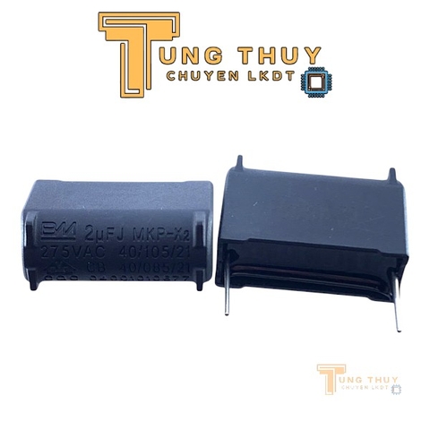 Tụ Bếp Từ 2uF 275VAC Chính Hãng BM Màu Xanh và Màu Đen