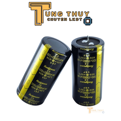 Tụ hoá ,Tụ lọc nguồn amly 15000uF 100v Kích Thước 35mm x 70mm Loại Tốt