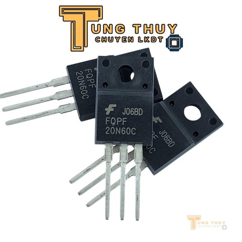 Mosfet 20N60 TO-220F 20A 600V Kênh N (FQPF 20N60C FQPF20N60C)