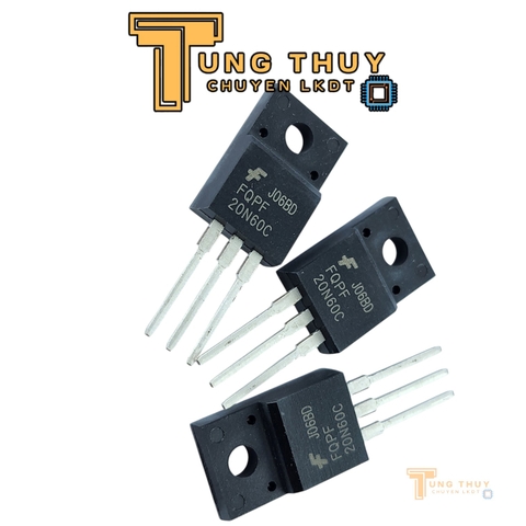 Mosfet 20N60 TO-220F 20A 600V Kênh N (FQPF 20N60C FQPF20N60C)