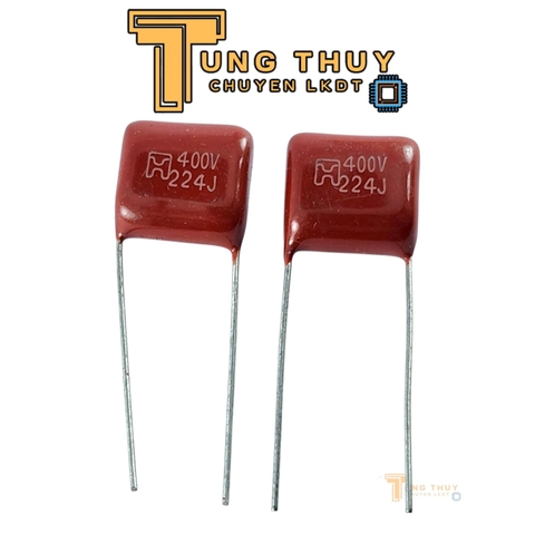 (Túi 10 Con)Tụ Đỏ CBB22 224J 400V, 630V Và 2000V  Hàng Chất Lượng Không Phân Cực