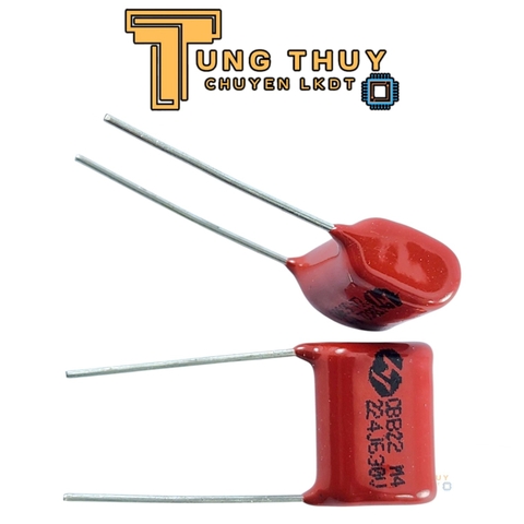 (Túi 10 Con)Tụ Đỏ CBB22 224J 400V, 630V Và 2000V  Hàng Chất Lượng Không Phân Cực