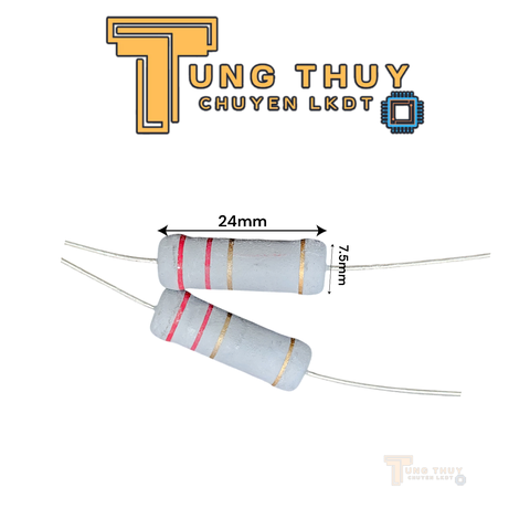 Điện Trở Công Suất 5W Sai Số 5% Giá Trị Từ 1Ω - 510K
