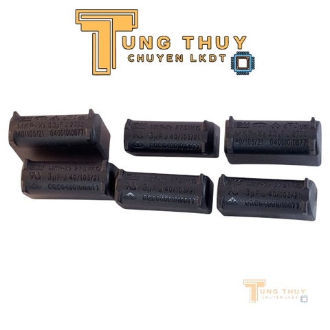 Tụ Bếp Từ 3uF và 3,3uF 275VAC 400VDC Chính Hãng BM Màu Đen