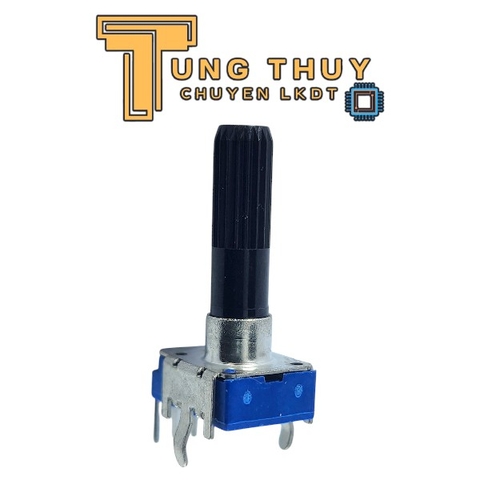 Chiết Áp Vuông Xanh 4 Chân Dài 30mm Cán Tròn Loại Tốt