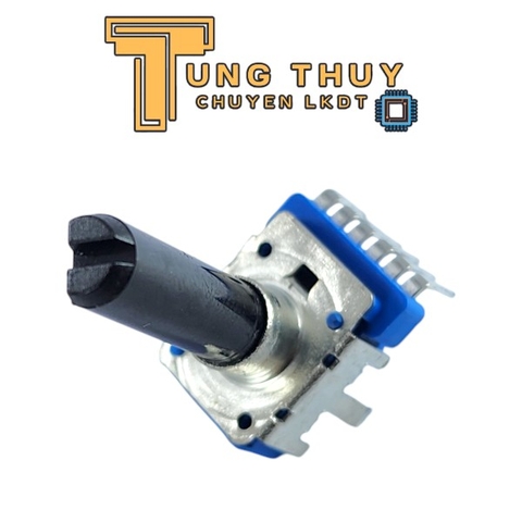 Chiết Áp Vuông Xanh 6 Chân Cong Cán Vát Dài 30mm 5K 10K 20K 50K 100K